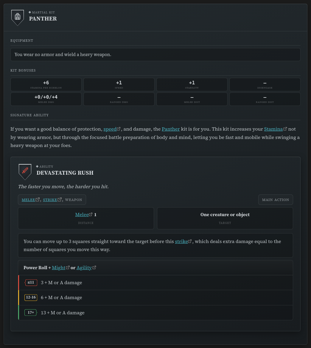 A compendium entry rendered by a ds-scc block