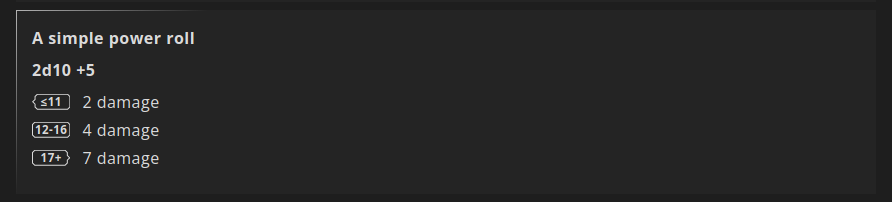 simple power roll